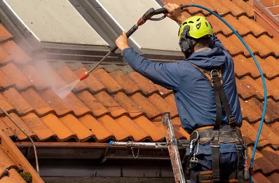 Démoussage et hydrofuge de toiture à Brecé